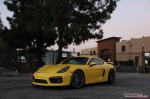 Porsche Cayman GT4 in Yellow by Impressive Wrap 2016 года